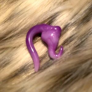 Amethyst Elephant Taper Gauge Sz 4g
